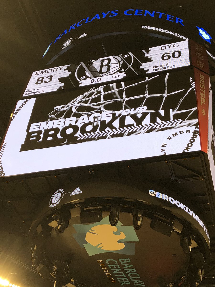 It’s a final from the <a href="/barclayscenter/">Barclays Center</a>! 🐝 #TheFamily 🏀
