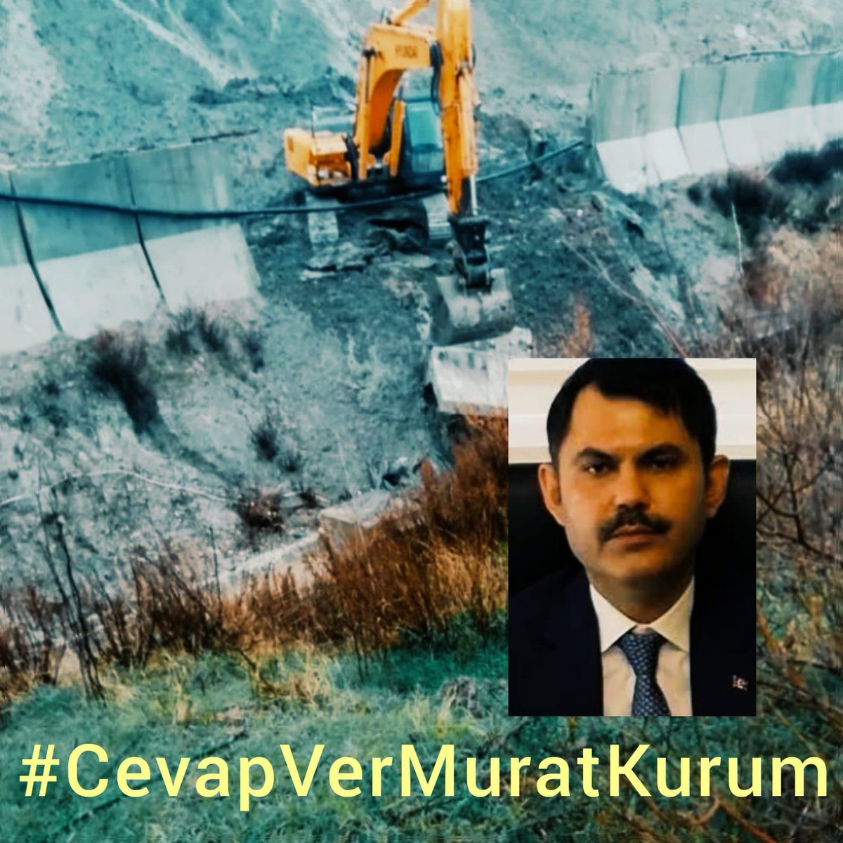 #AyvalıktaÇevreFelaketi
🍃📢 Ekoloji örgütleri Ayvalık’ta yaşanan doğa katliamında sorumluluğu olanların yargılanması için dayanışma çağrısı yapıyor.

📌 Katliama karşı sessizliğini koruyan Çevre ve Şehircilik Bakanı Murat Kurum, #CevapVerMuratKurum etiketi ile protesto ediliyor.