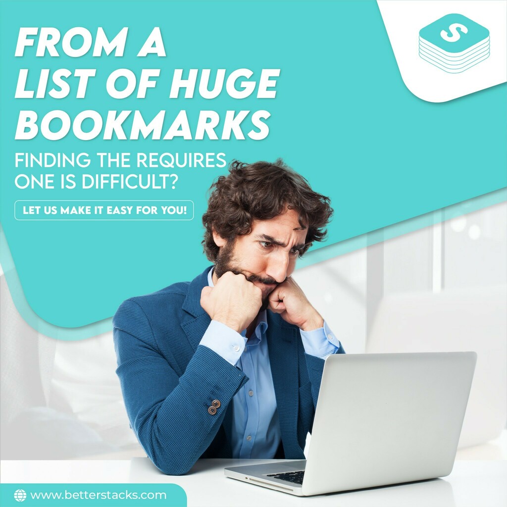 betterstacks's tweet image. From the list of huge bookmarks finding the requires one difficult ?
Lets make it easy for you 

Visit out website for more:
betterstacks.com
.
.
#betterstacks #stacks #manage #bookmarks #solution #organized #savedata #onlinedata #platform #blogs #courses #tutorials #tip…