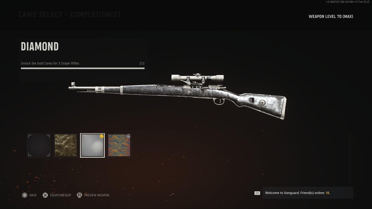 LProcks65's tweet image. Finally got the snipers diamond!