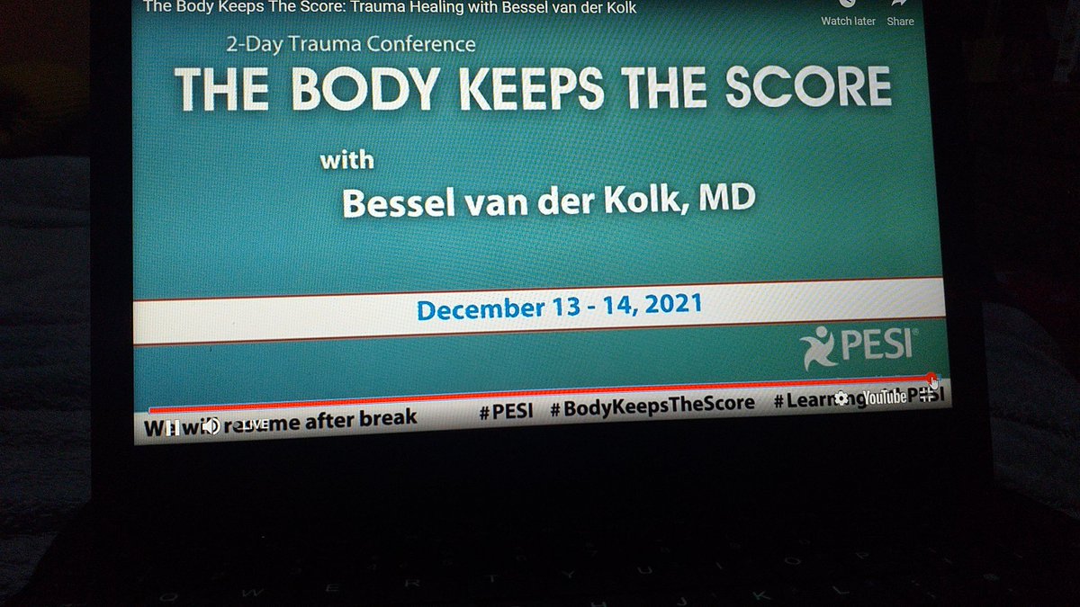 LetsTalkBame's tweet photo. 2nd day with The Body Keeps the Score: Brain, Mind, and Body in the Healing of Trauma 
#PESI
#PESIseminar 
#bodykeepsthescore 
#LearningwithPESI 
#LetsTalkBAME 
#MentalHealth 
#trauma 
#traumahealing https://t.co/wnq0aI2rZ4