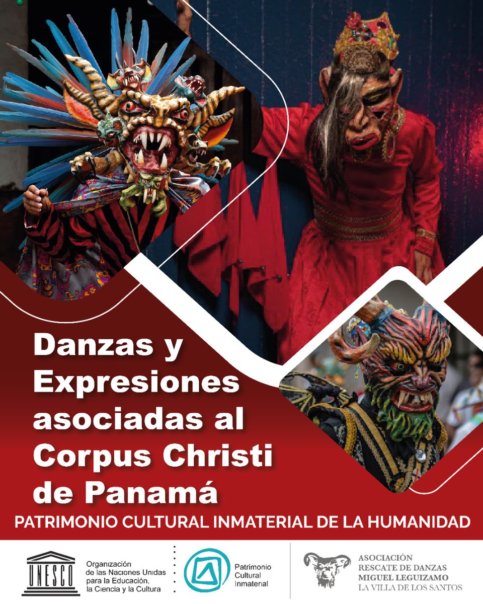 Las Danzas y Expresiones Asociadas al Corpus Christi de Panamá han sido Declaradas Patrimonio Cultural Inmaterial de la Humanidad por la UNESCO