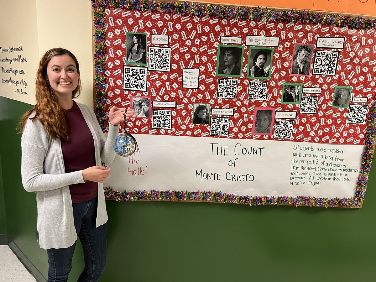 RenStLucie's tweet photo. Congratulations to Mrs. Linn-Pickens! She is this year’s Tech the Halls Winner! Her students blogged as characters from The Count of Monte Cristo. Students were able to write in the tone of their characters. Way to go! #rcssl #csusa @CSUSAhq @galatop1 @EddieRuiz531 https://t.co/WOcO1caq9N