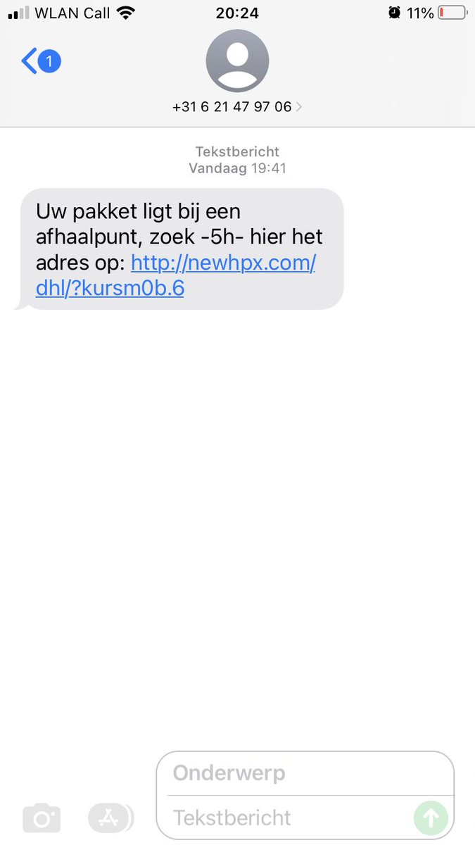 edbergers's tweet photo. @TMobile_NL ik kreeg dit bericht, daarna melding dat mijn account gehackt zou zijn… beide meldingen erg verdacht https://t.co/K4mJp5l4Gd
