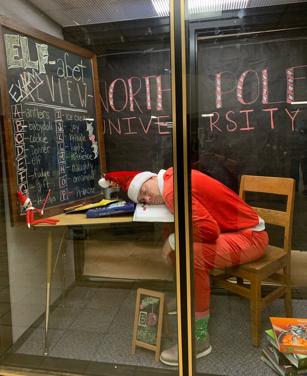 Martin is elf-hausted from studying so hard for his exams! Hopefully, he’ll get an Elf+! He’s ready for a looooong winter’s nap!

(We’re trying too hard. We know. 😂)