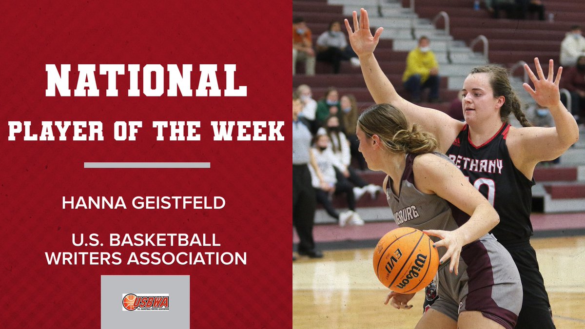 Women's Basketball: <a href="/geistfeld/">Hanna Geistfeld</a> named National Player of the Week by the U.S. Basketball Writers Association.  This is the first honor in BLC program history.