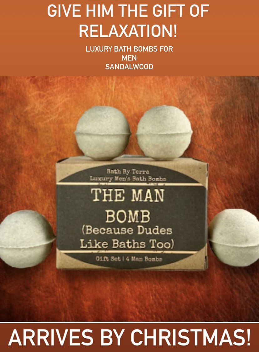 bathbyterra's tweet image. Give Him The Gift Of Relaxation! 
-Luxury Bath Bombs For Men In Sandlawood-
etsy.me/2Ba1Fx6L
#love #followback #instagramers #tweegram #photooftheday #20likes #amazing #smile #follow4follow #like4like #look #art #instagood #fun #instagramers #model #food #smile #pretty