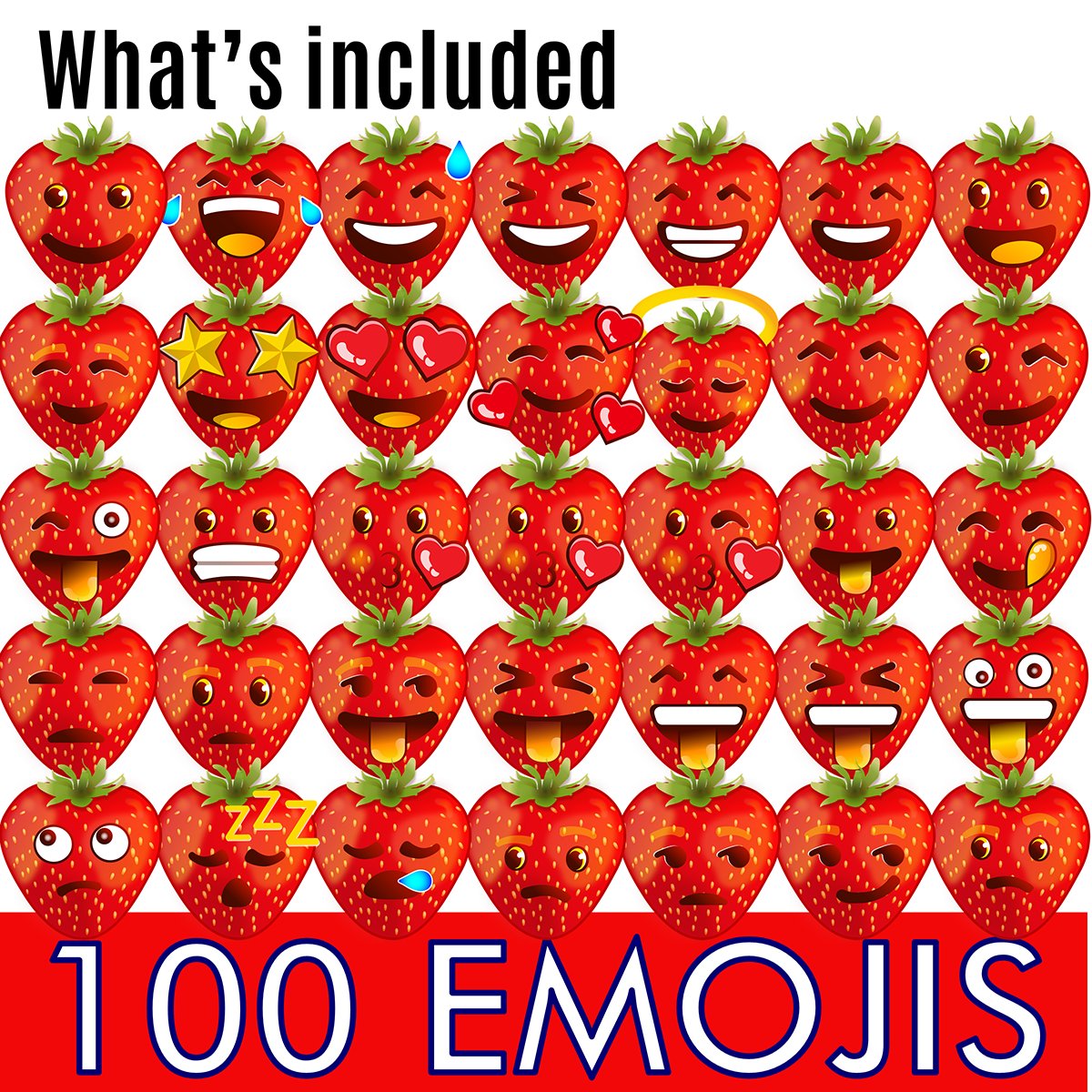 MaterialsEs111's tweet photo. Check out my newest creation. 🍓🍓🍓🍓 I've created a set of 100 strawberry emojis. If you could like this tweet or retweet this post, that would be greatly appreciated. ❤️❤️❤️ https://t.co/gUkD7at2iS  #clipart #tptstore #teacher  #tptclipart https://t.co/pDqDEDJILS