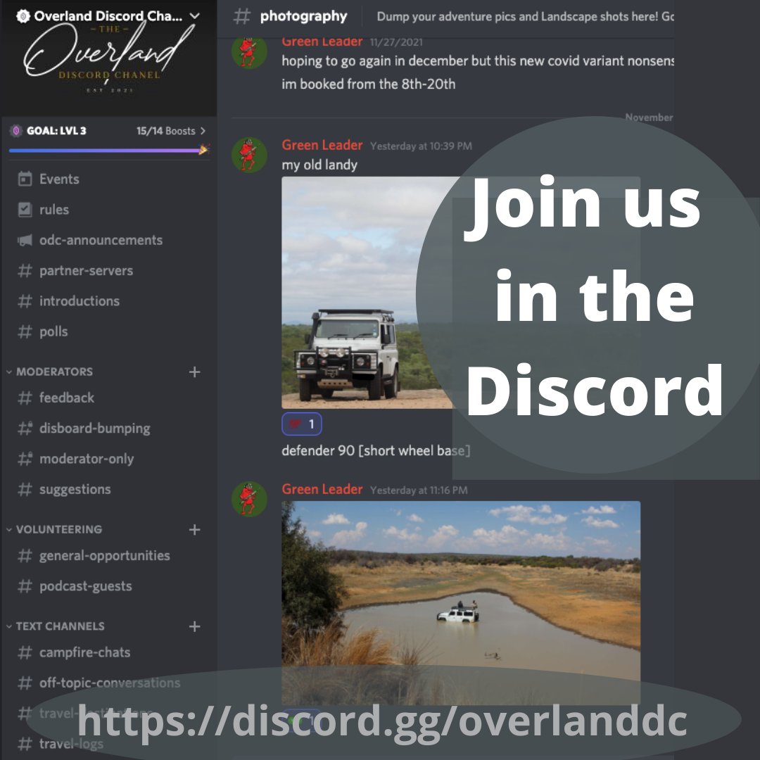OverlandDC's tweet photo. Check out this show this week as we do Q&amp;A with Sean from @OverlandVehicleSystems 
#OverlandCoffeeTalks
#Overlanding
#OverlandVehicleSystems
#OverlandDiscordChannel https://t.co/JiO5kzzlP4