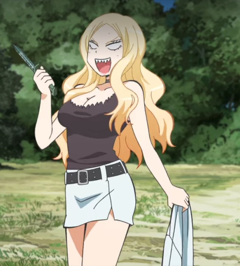 สาวสวยอย่างฉัน ในเวลาแบบนี้ แน่นอนว่าต้องออกมาล่าเหยื่อสิยะ โฮะๆๆๆ ~