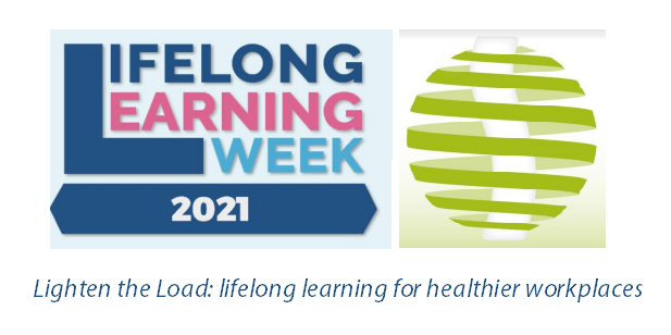 EU_OSHA's tweet photo. If you’ve missed the 🧑‍🎓Lifelong Learning Week and our session on #MSDs prevention as a lifelong learning strategy, now is the moment to take advantage of all the resources, presentations of the speakers and videos showcased: https://t.co/fswln9BK5a
#EUhealthyworkplaces #LLLWeek21 https://t.co/wF4vDMta1y