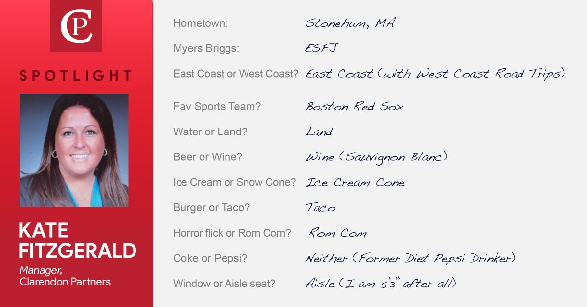 Spotlight on Kate Fitzgerald, former Diet Pepsi drinker &amp; new member of the CP team with a demonstrated history working in the financial services industry. On the Asset Management team, Kate brings a fresh perspective from the Boston area. Join our team:
buff.ly/3oVe9Bs
