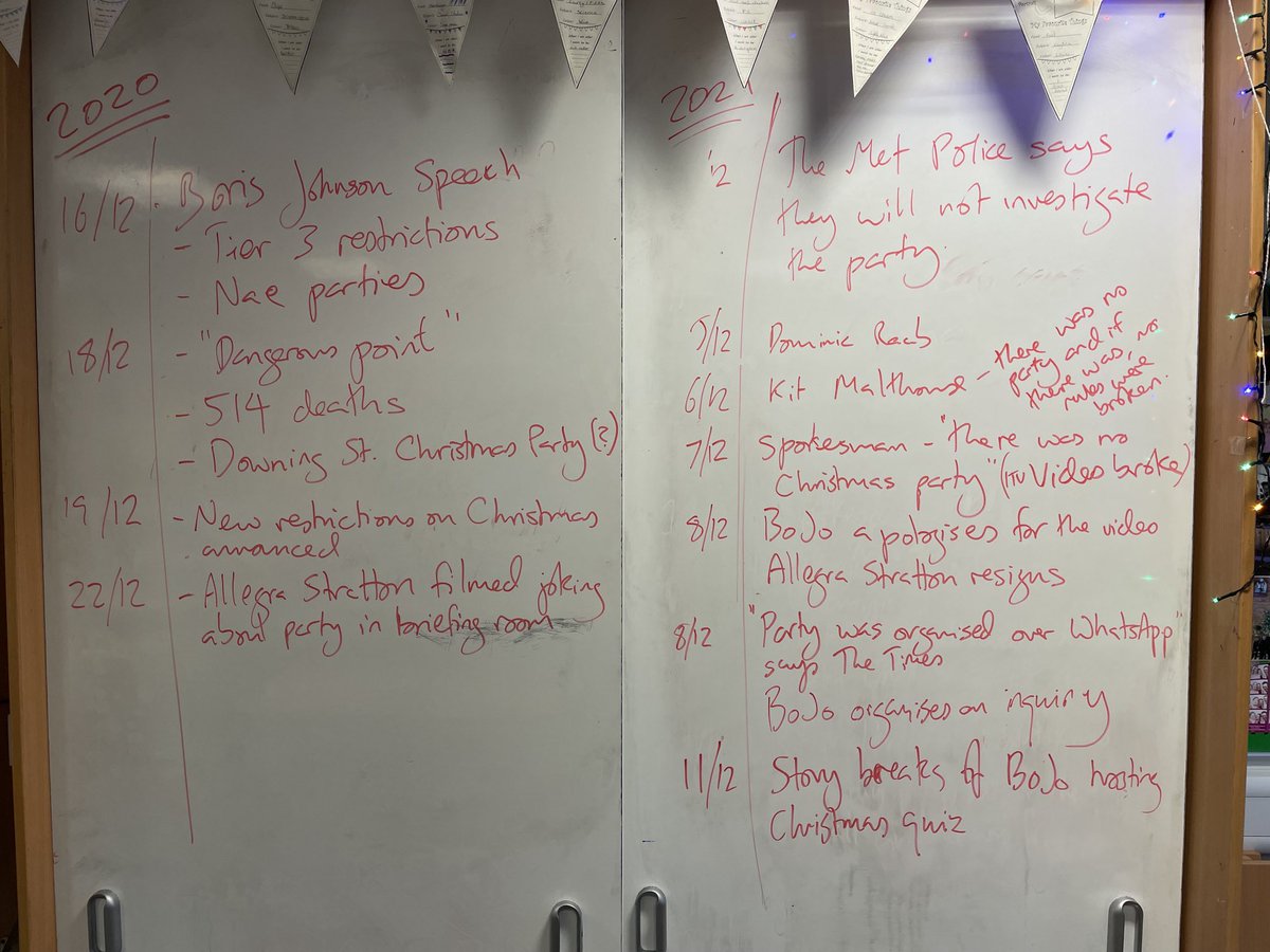 Today S3 pupils were practicing media literacy and learning about the role of the media to explain by analysing ⁦<a href="/BBCRosAtkins/">Ros Atkins</a>⁩ videos on recent events.
