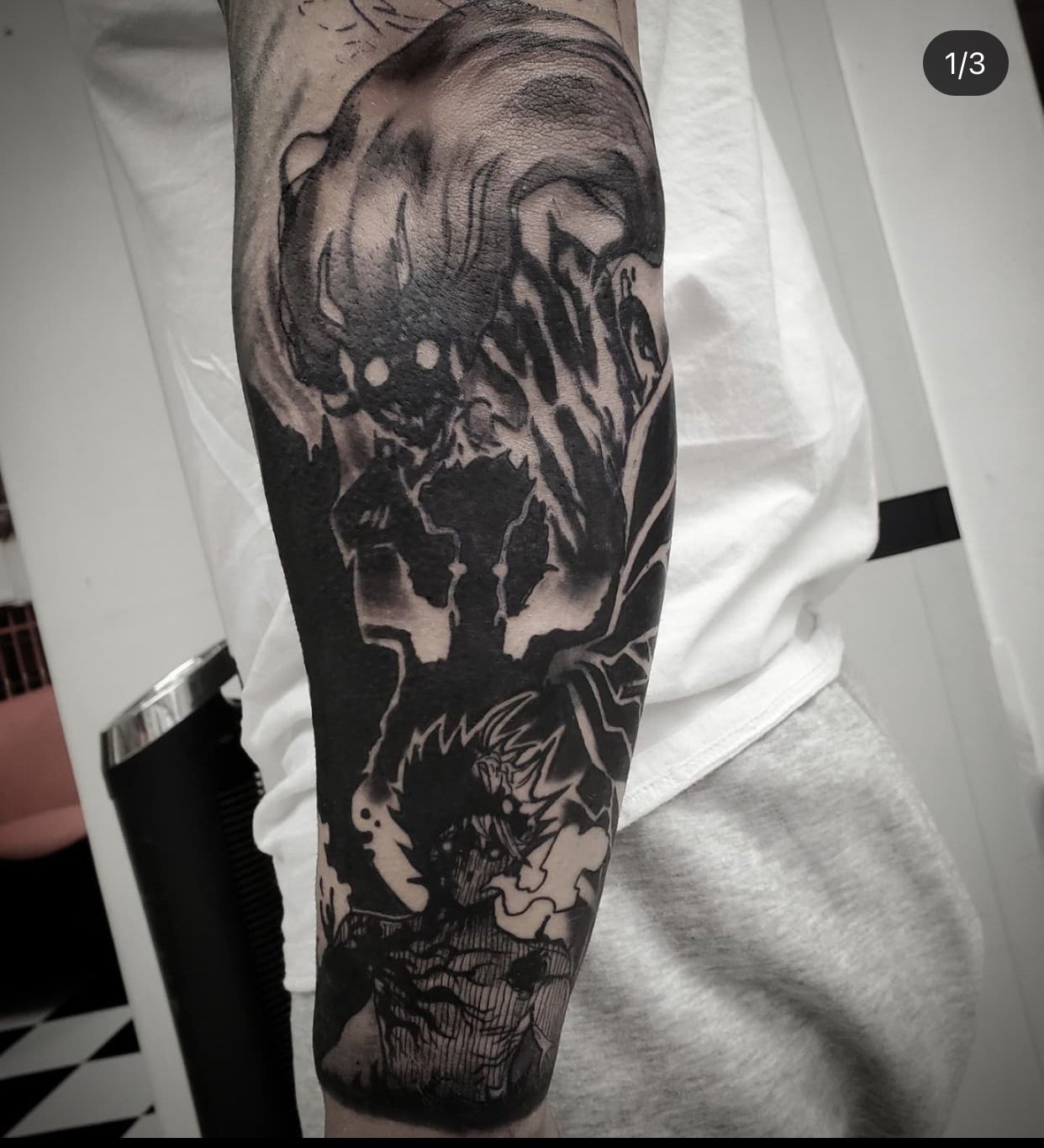 Anime sleeve in progress By... - Tattoos by Pepper | Facebook