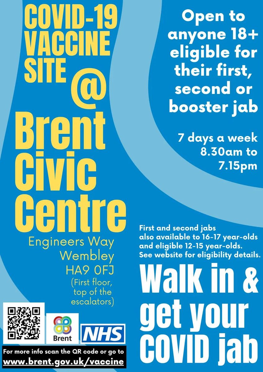 wcara_info's tweet photo. Great to see so many standing in long queues to get their #boosters.   Nice to have one not too far from us at Brent Civic Centre which has walk in centre.
#staysafe #covid #wembley #alperton https://t.co/KPYdA5JZQV