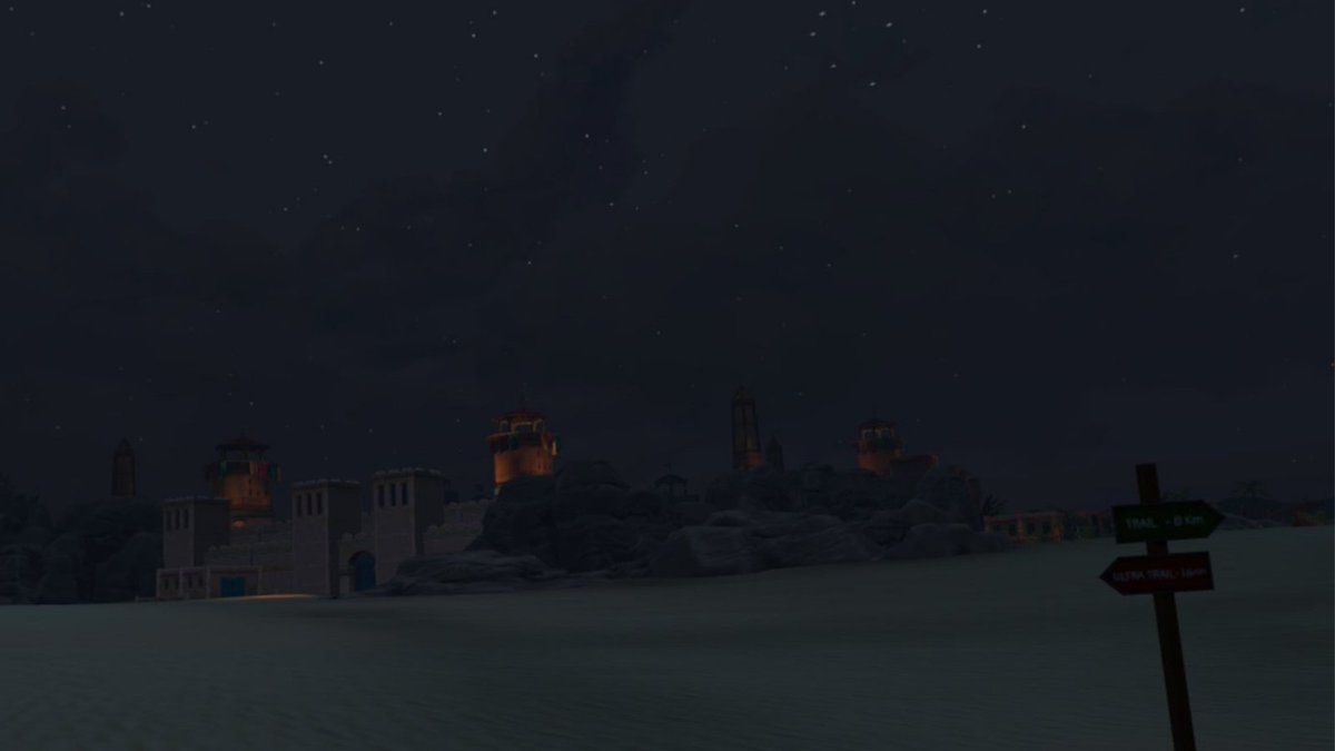 holofitvr's tweet photo. Ever seen a desert at night? Our serene, Grand Sablon inspired Desert holds many secrets. Are you read to explore it?
P.S. Take a good look at the night sky, notice anything?
#HOLOFIT #VRFitness #OculusQuest #MoveForReal #HOLOworld https://t.co/EqW865bNXD