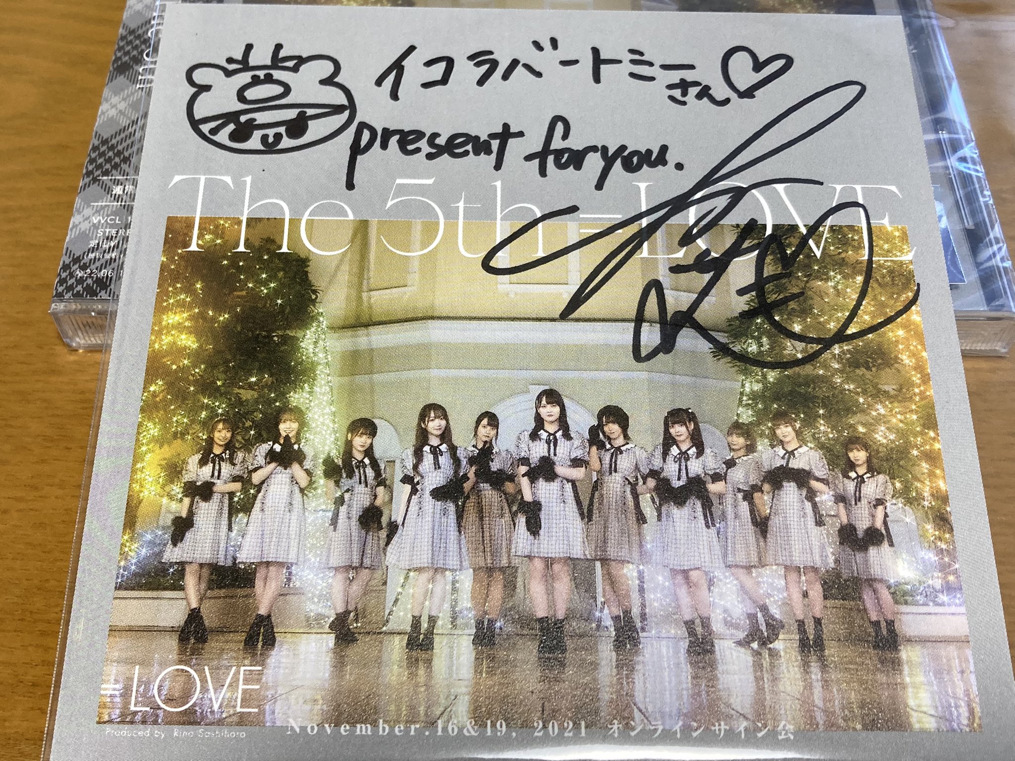 【メール便不可】 イコラブ 大場花菜 ツアー 抽選会 パネル 直筆 =LOVE アイドル