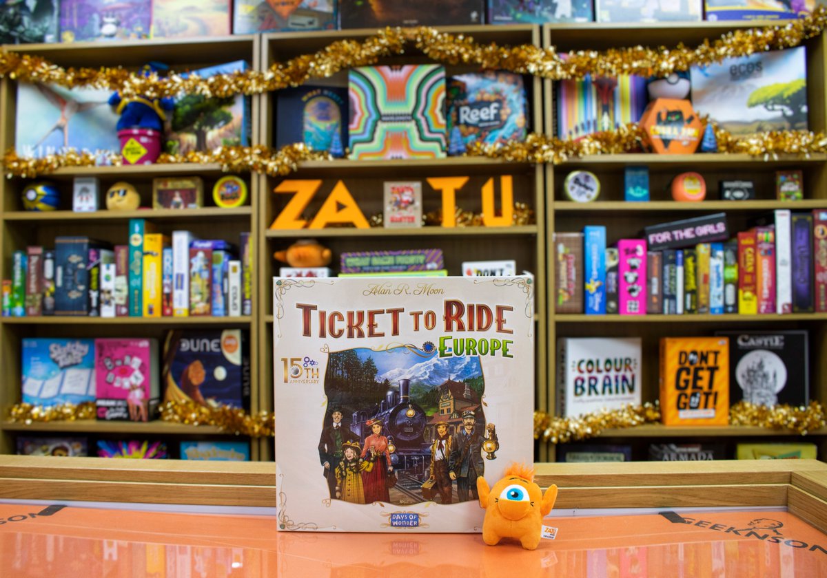 ZatuGames's tweet image. WIN a copy of Ticket to Ride: Europe 15th Anniversary Collector’s Edition  &amp;amp; a mystery bundle of Zatu accessories to play with this Christmas! 🎅🎄

How to enter:
1. Follow us
2. Like &amp;amp; share this post
3. Tag a friend you'd play with 

T&amp;amp;C's apply. #Competition ends 17/12/21.
