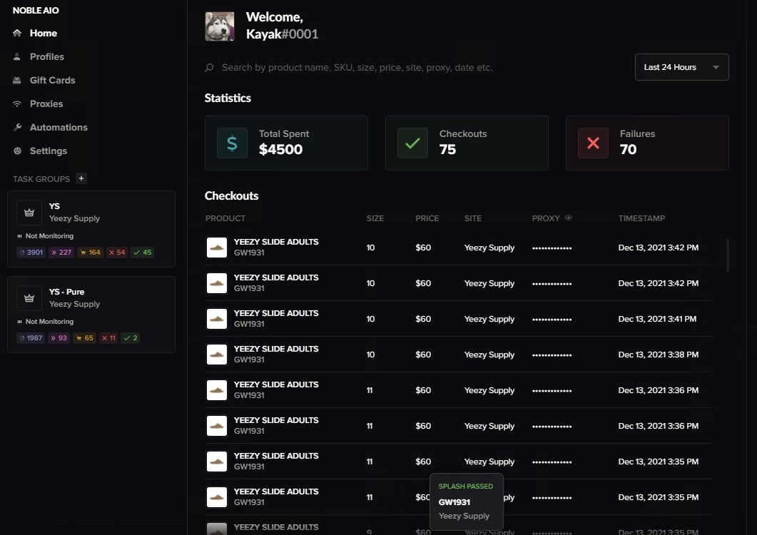 pxblocked's tweet photo. 100 Clip (some declines processed)
Bot: @Noble_AIO @TohruAIO_ 
Proxies: @OculusProxies 
Group: @notify https://t.co/5PSJEzJYNH