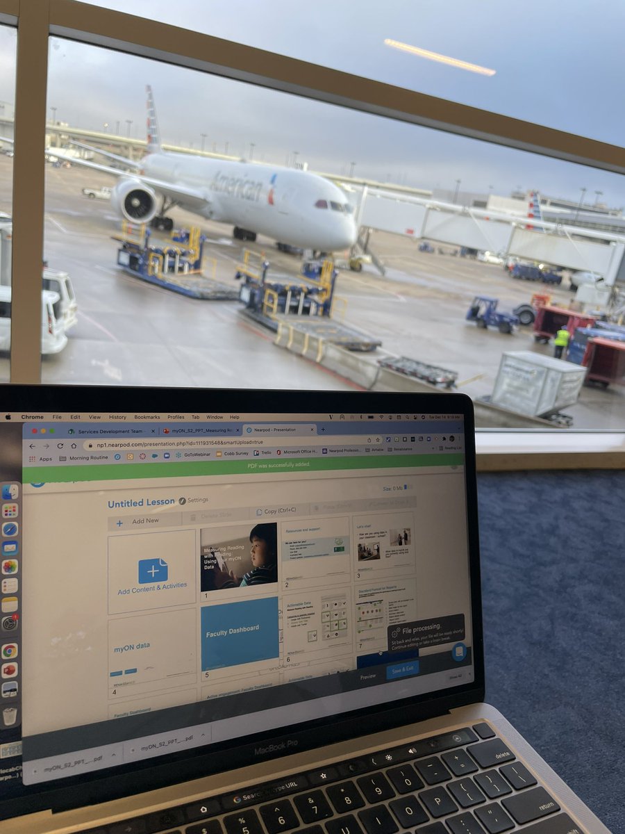 Julie_Cobb's tweet image. Been a while since the airport was the workspace! It was easy to get back into the hustle &amp;amp; noise &amp;amp; get work done. So glad to be able to take precautions &amp;amp; work remotely from somewhere other than my little office. @nearpod #tis2learn #RemoteWorking 5/100