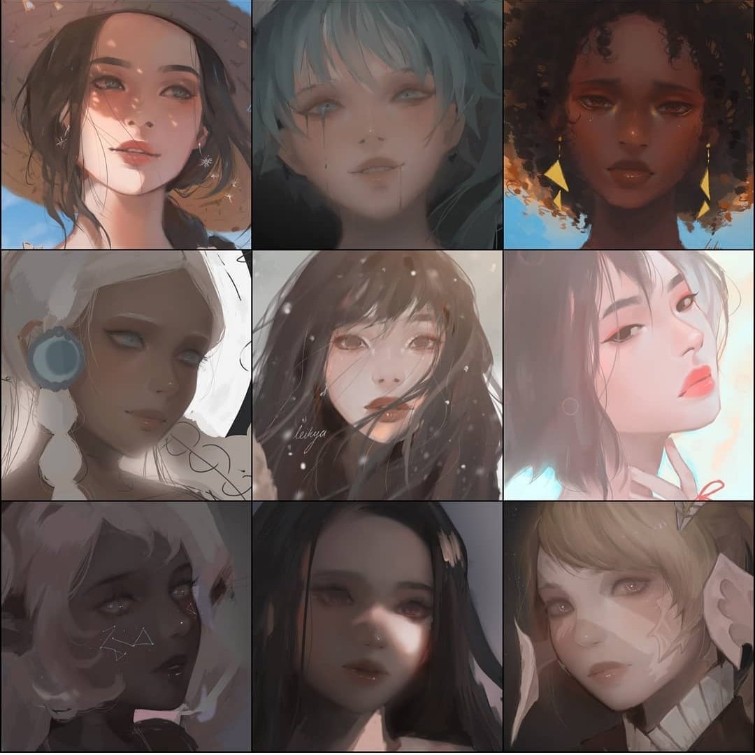 work from 2018, 2019, 2020 and a 2021 art vs artist ✨ 