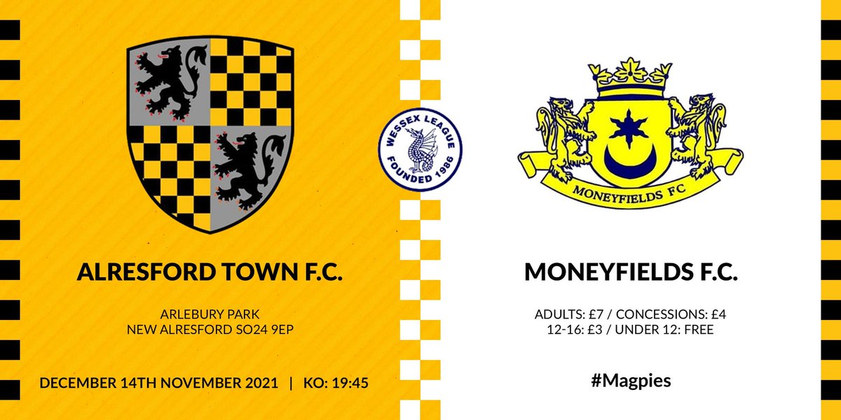 alresford_town's tweet image. Tonight we take on Moneyfields as we come home for the first time this month. We hope that many of you can make it down to support the lads.
Also any donations for our Help for Homeless cause can also be donated at the bar this evening.  Many Thanks. #Magpies #HelpforHomeless