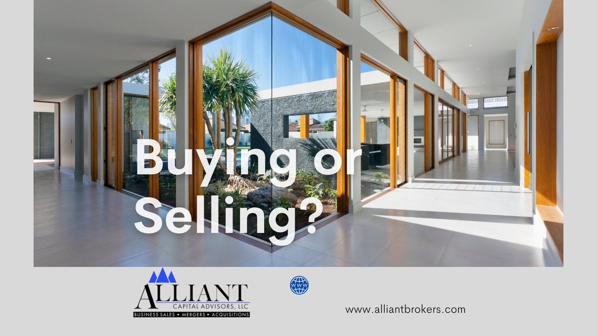 Our only business is selling your business.  We've developed a disciplined, proven process that enables the valuation of businesses, confidential marketing, screening of prospective buyers, negotiations, and due diligence management. 

#buyingbusiness #sellingbusiness #alliant