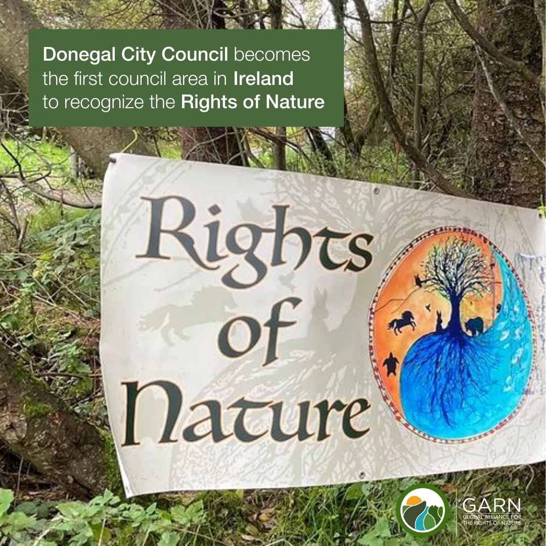 garnglobal's tweet photo. 🌿 Great news! @donegalcouncil just became the first council area in the Republic of #Ireland to recognize the #RightsofNature, a motion that aims to strengthen protections for people, places, and the planet. https://t.co/weGAFXfZ1z
