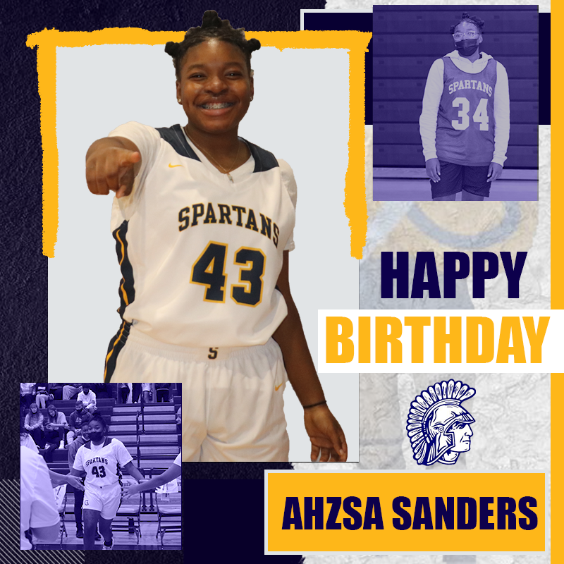 Happy birthday to senior Ahzsa Sanders! Hope you have a great day!