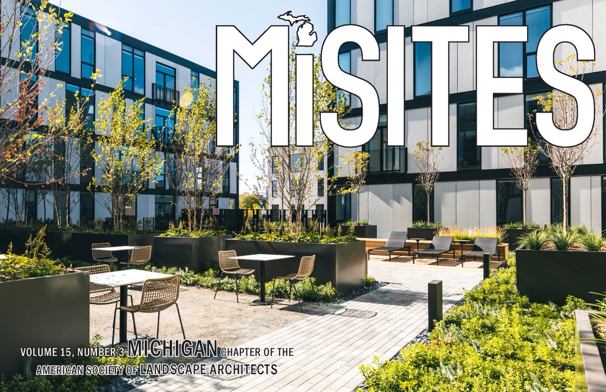 Our Director of Landscape Architecture has been published in the most recent issue of MiSITES, the publication of the Michigan ASLA. Check this out! #Detroit #landscapearchitecture #thisislandscapearchitecture #greenroofs #greenroofs #amenity
hamilton-anderson.com/landscape-spac…