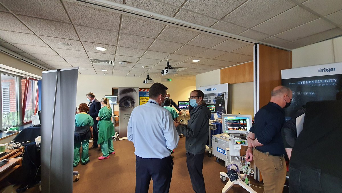 Thank you to our Clinical staff <a href="/SalisburyNHS/">Salisbury Hospital</a> who participated in the patient monitor evaluation today despite  operational pressures. 🙌