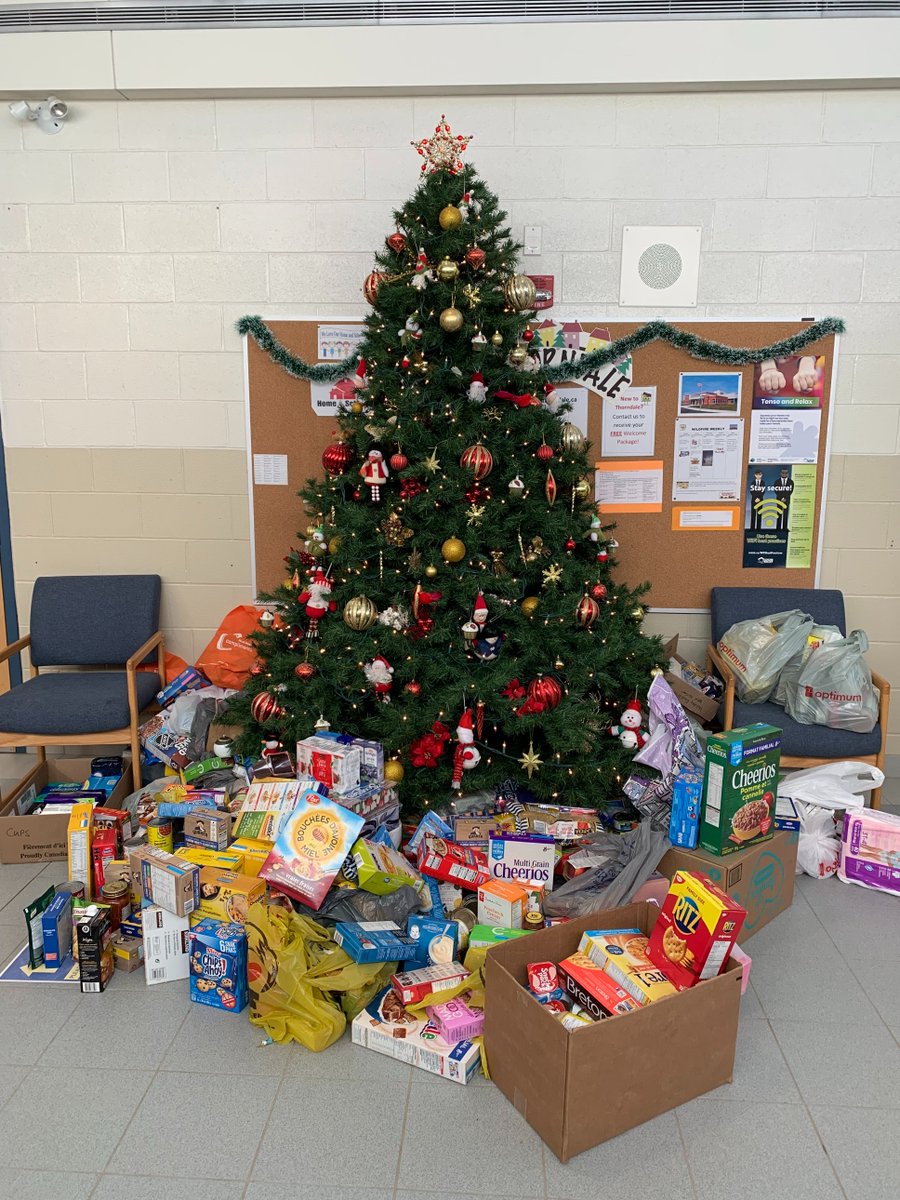Our 10 Days of Holidays Food Drive is in full swing. Thank you to the Thorndale Community!! We are so grateful for these generous donations so far!