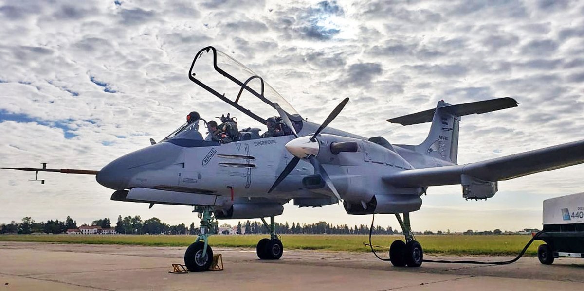 airwayaviation's tweet image. Argentina starts updating Pucará turboprop to ‘Fénix’ standard. #ia58 #pucarafenix #fuerzaaereaargentina bit.ly/3dMEmvA
