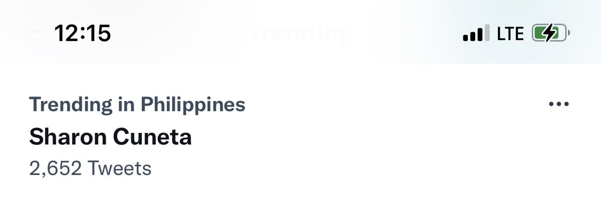 5hrs and counting Still trending…. Thank you! Sharon Cuneta #FPJAP6Pagbabalik