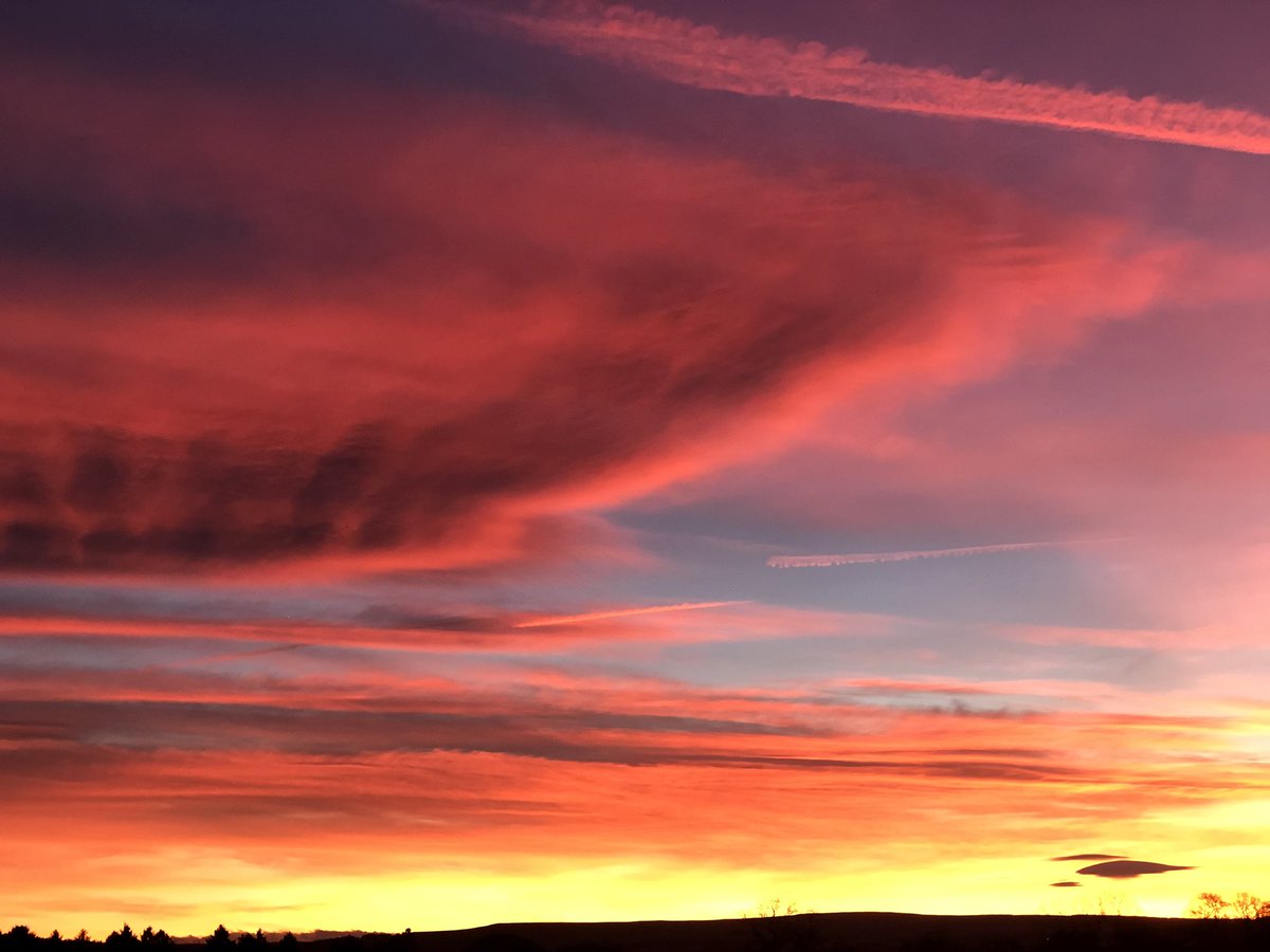 Amazing sky in Hexhamshire