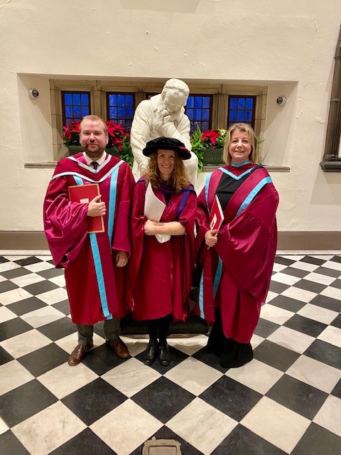Our academics were delighted to attend yesterday's Graduation Celebration for 2020 and 2021 graduates who missed out on a graduation ceremony due to the pandemic. They loved catching up with everyone and seeing graduates mark their special day with family and friends. <a href="/KWinterQUB/">KarenWinterQUB</a>