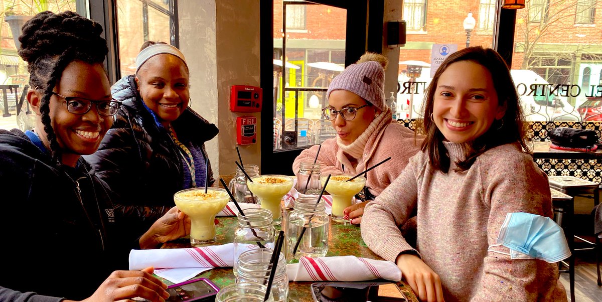 A much-needed winter break for our talented MDT <a href="/BMC_IBD/">Boston Medical Center Crohn's & Colitis Program</a>;
💊 Pharmacist <a href="/Meissane_B/">Meissane Lee, PharmD, BCACP</a> 
🤝 Psychologist #DrNina
🦹🏾‍♀️ IBD nurse <a href="/Jhenane1/">Jhenane Joseph RN, BSN</a> 
🪖 Pharm Tech #RegineR