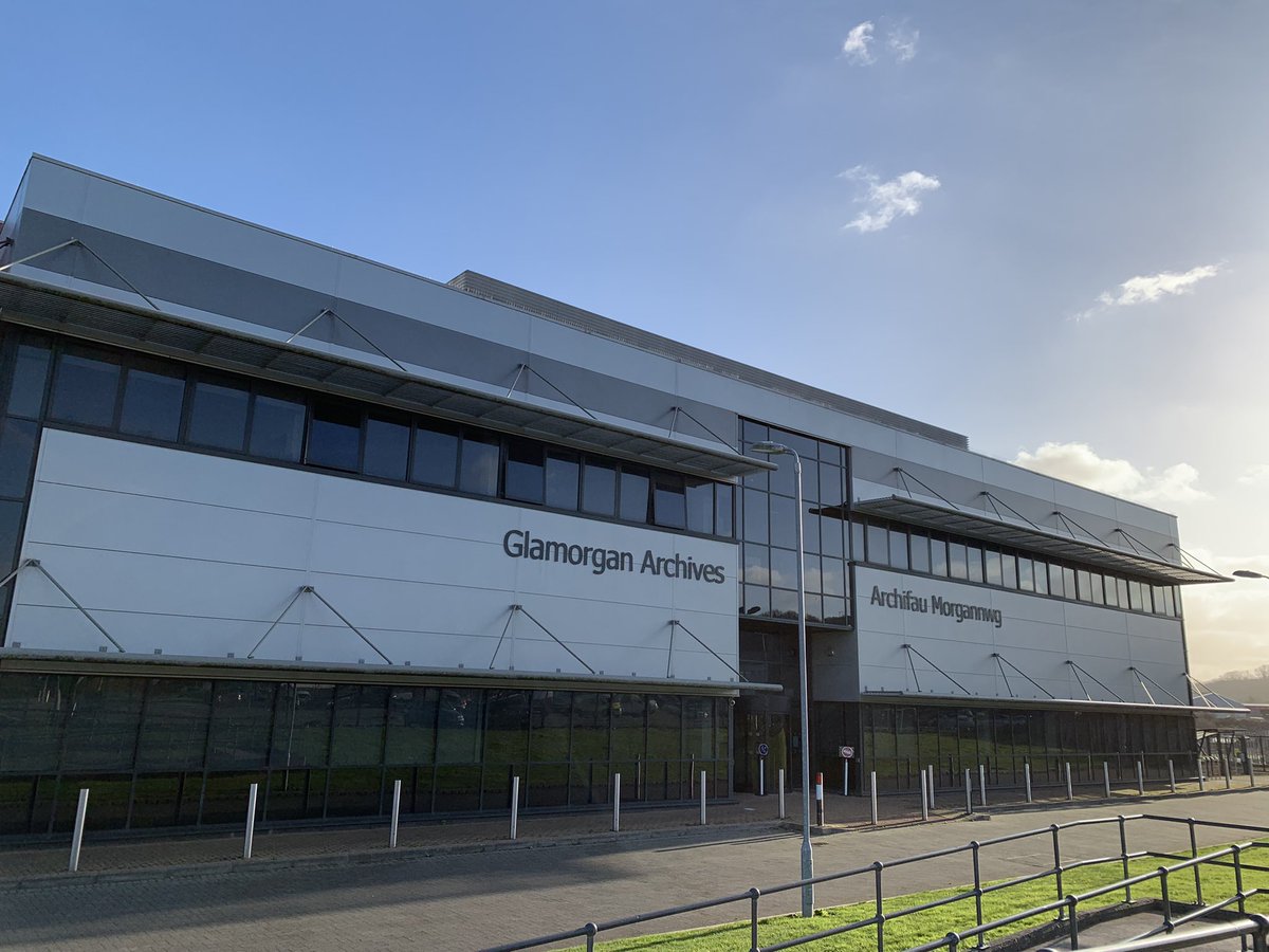 LouBell's tweet photo. This time last week, I’d just finished my first of three days of research at @GlamArchives - and I just want to highlight how great an archive they are, but also, most importantly, how just genuinely lovely and helpful the staff there are! https://t.co/5cDVQGCBwJ
