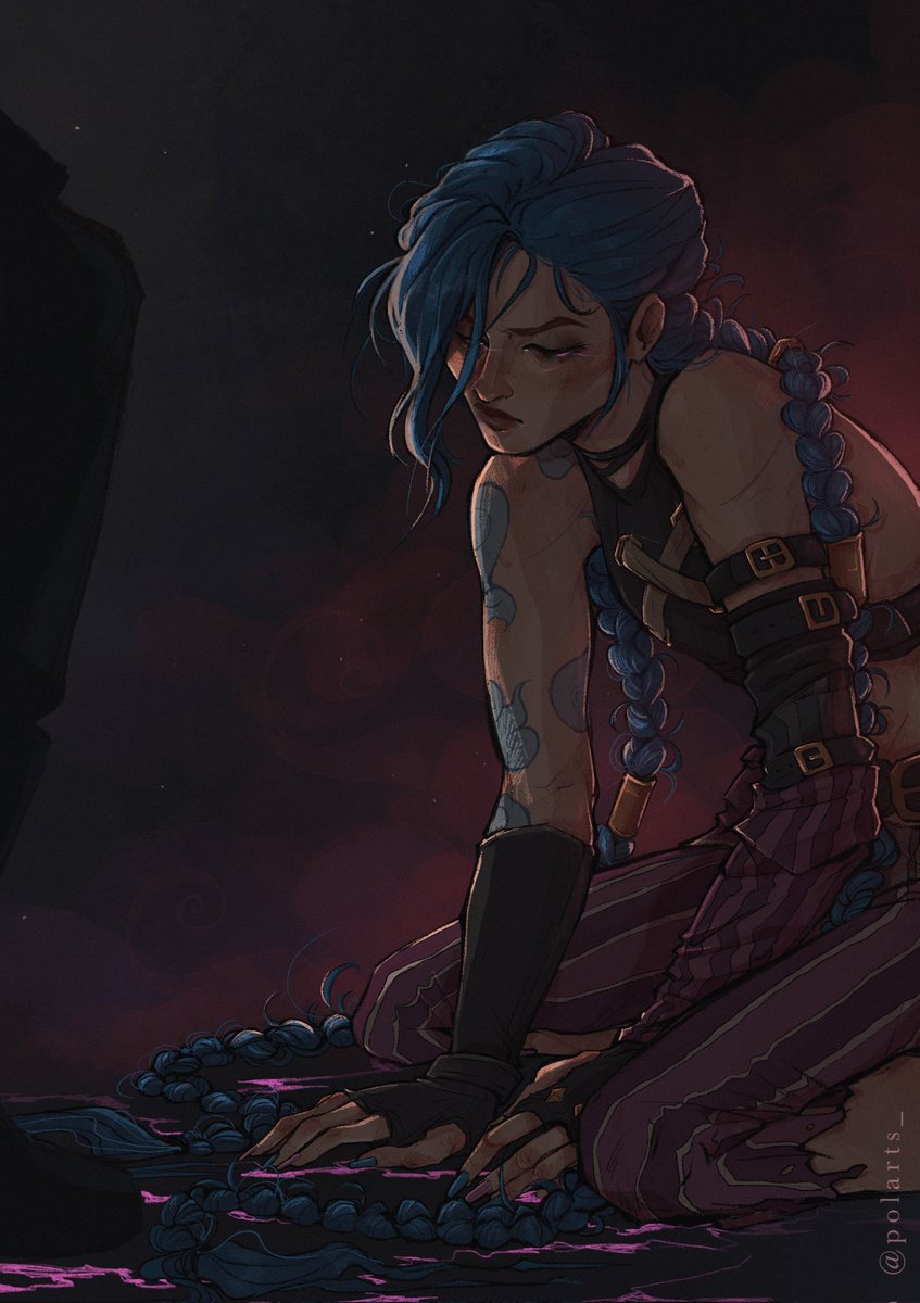 polarts_'s tweet image. Don't cry. You're perfect.
#arcane #Jinx