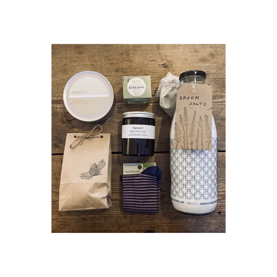 Gift sets don't have to cost the earth or drain your bank account. Shopping ethically can be empowering for all. That's why shopping with us ticks those boxes. For teachers, friends, family and loved ones, I'm sure you'll find something here. <a href="/BarnesandBinns/">Barnes + Binns General Store</a>