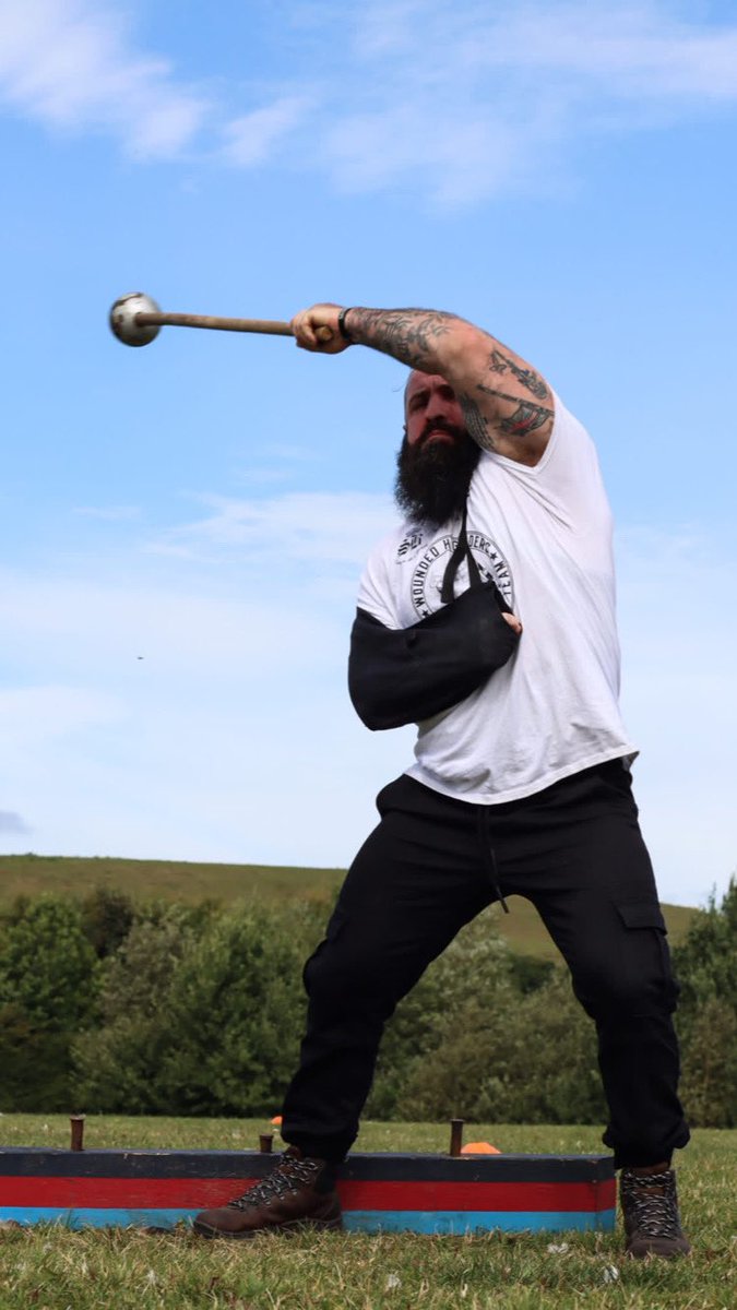 WHighlandersCIC's tweet photo. What a 12 months Mark has had, 
*2020 World Strongest Disabled Man
*2021 British Strongest Disabled Man
*2021 2nd Place @ Arnold Classic Uk
*3 Adaptive Highland Games Word Records 
*2021 Worlds Strongest Disabled Man
*deadlift World Record with 280kg. https://t.co/RoGYEA2VBk