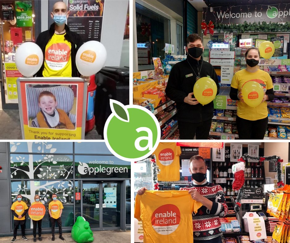 goapplegreen's tweet photo. A big thank you to all our customers and staff for helping to raise an amazing €50,000 in support of @EnableIreland through our Barcode Campaign which took place from November 25th-28th! ✨
#LifeWithNoLimits #EnableIreland #ApplegreenCharitableFund https://t.co/mLtJCKz9yA