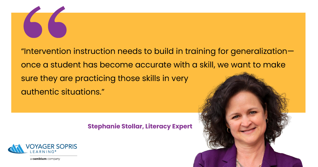 Why is explicit learning important when it comes to reading intervention? Literacy expert Dr. Stephanie Stollar shares her thoughts. Listen at your convenience. okt.to/S2NhHL #explicitinstruction #readingintervention