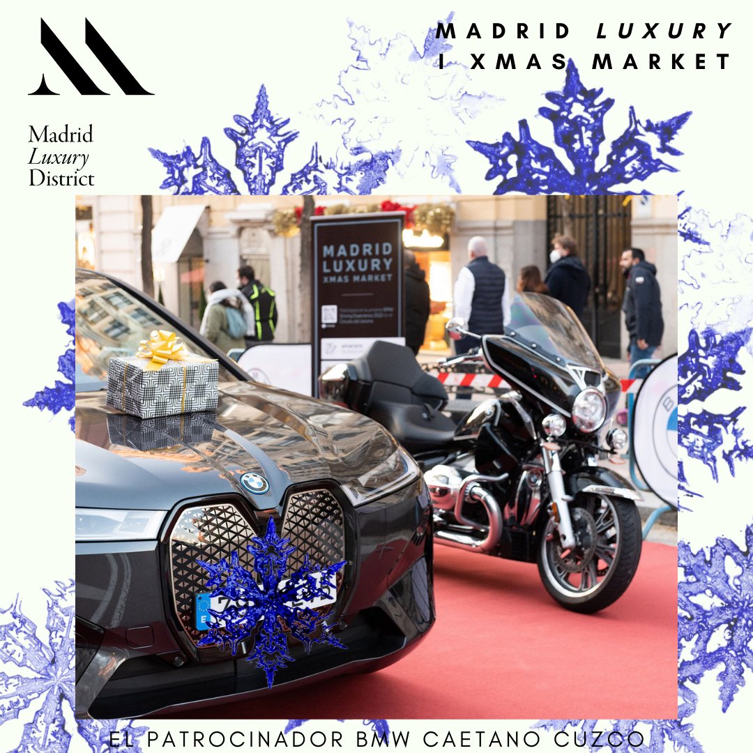 #MadridLuxuryXmasMarket, el primer mercadillo navideño organizado por #MadridLuxuryDistrict, que tuvo lugar en la calle #JoséOrtegayGasset, contó con el patrocinio de #BMWCaetanoCuzco.
#XmasMarket #MadridLuxuryXmasMarke #BMW #BMWCaetanoCuzco #MadridLuxuryDistrict