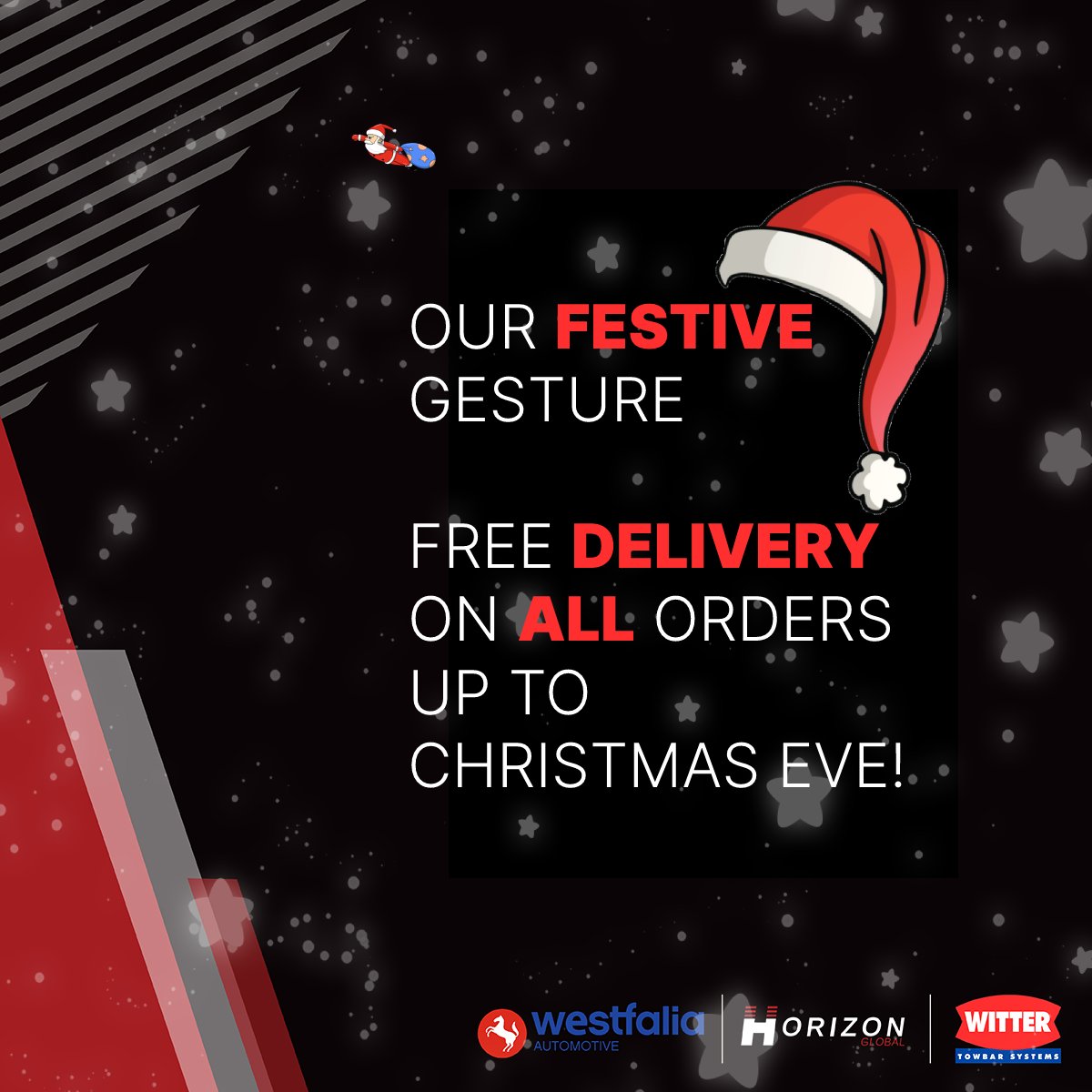 There are officially 12 working days left until Christmas Eve, as a festive gesture all orders will now be carriage-free from today until Christmas eve! Happy Christmas ‍🎄
Call our sales team today to find out more about the rest of our festive deals 🎅 | 01244 284500
#towbar