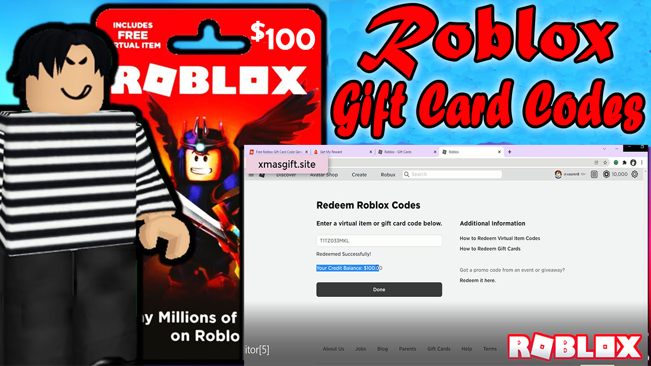 Roblox Gift Card Giveaway Update Version