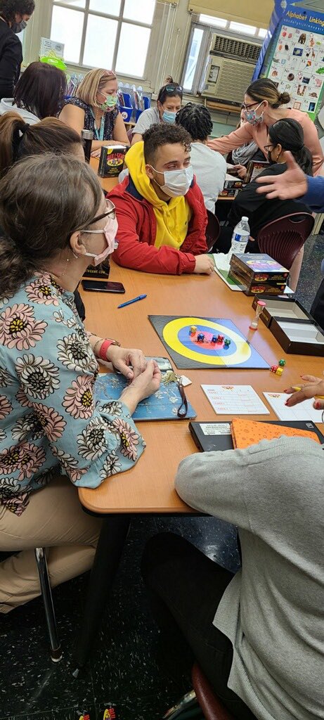 TheraErickson's tweet image. Principal Cruz leading PD today! We learned the importance of🧮Math Games! Playing games encourages strategic mathematical thinking as students find different strategies for solving problems & deepen their mathematical skills. @jen_joynt @D8Connect @BxSuptTobia #mathforeveryone