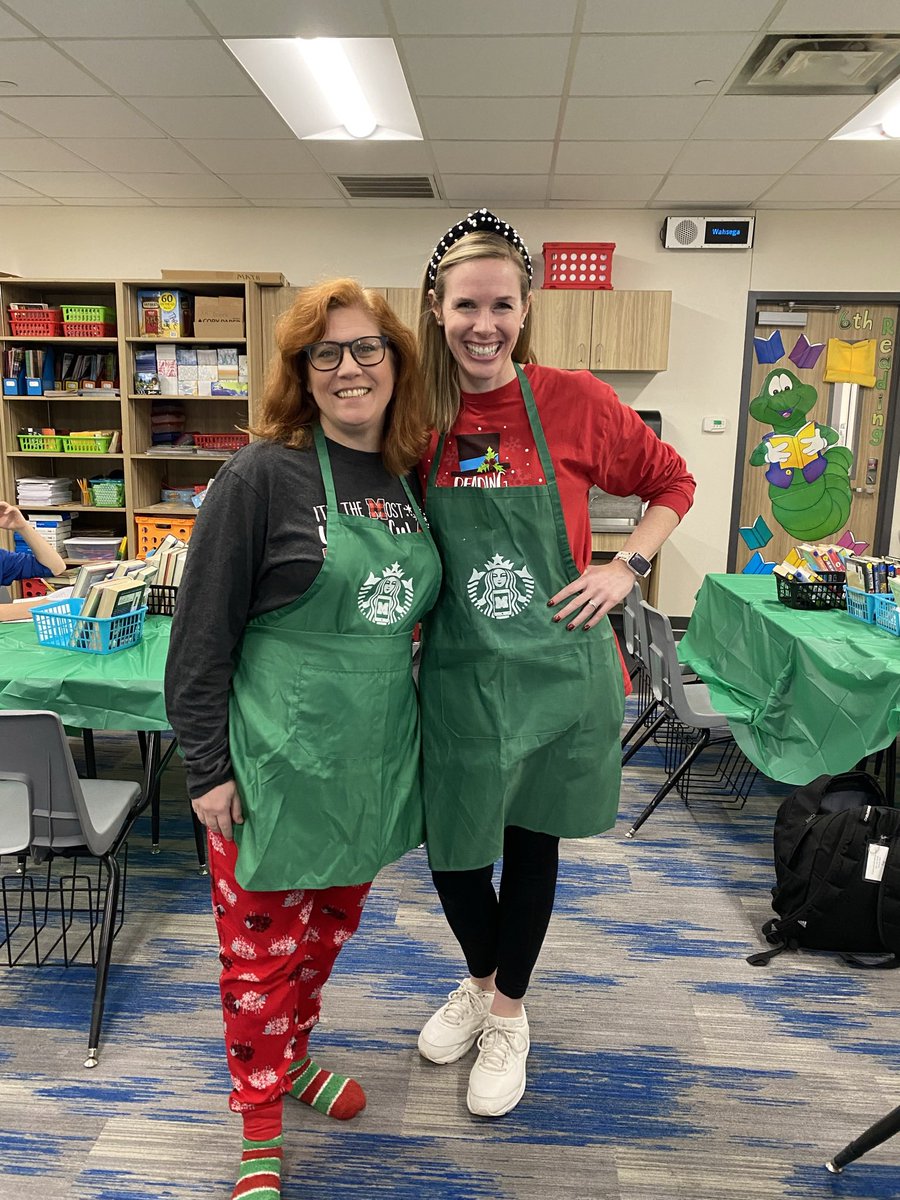 WGILibrarian's tweet photo. Despite all of the crazy construction malfunctions today, we had a great time at our annual StarBOOKs where students enjoyed hot chocolate with our genre book tasting 📚☕️@woodgatemisd @MeloraRoach #WGIlibrary #itsgreat2bwoodgate https://t.co/rkZ8qyFv35