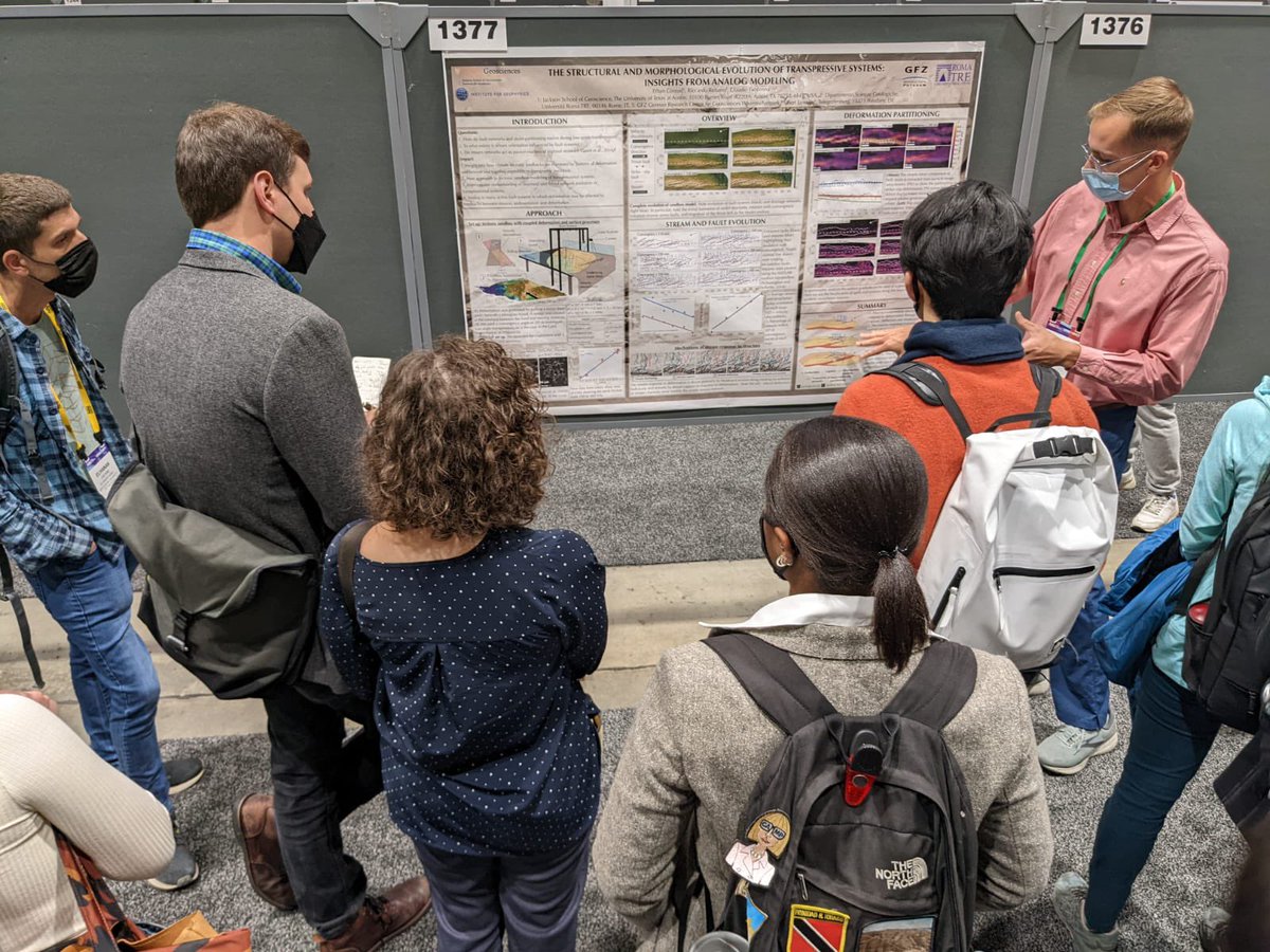 Had a blast presenting my work on landscape evolution at the Reconstructing Mountain Belt Tectonics and Climate session at #AGU21. Check out the poster here! …21fallmeeting-agu.ipostersessions.com/Default.aspx?s…