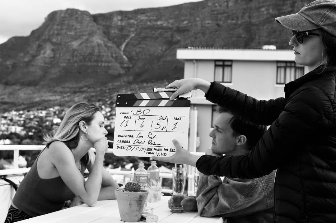 CaraRust's tweet image. Some daytime BTS moments from 'The Date' (working title) 🥰📽️🎬